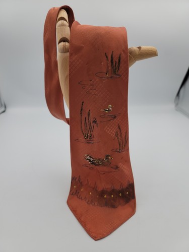 Vintage hand painted - vintage, tie