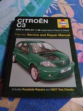 Citroen C3 Petrol & Diesel 2002-2005 Haynes Owners Workshop Manual Hardback
