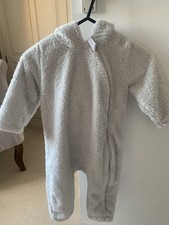 Grey  Zip Baby Pramsuit/winter