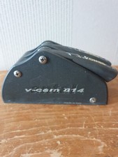 antal v-cam 814 double rope clutch 10-12mm rope black handle sailing deck yacht