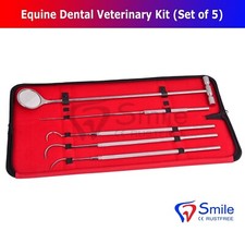 5 pcs Set Equine Dental Mirror