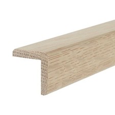 Solid Oak Cushion Corner L Bead  I  3.0m  I  Edge Nosing  I  20/25/30/40/45mm