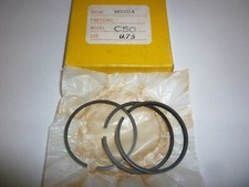 HONDA PISTON RING SET 39.75 mm, +0.75 mm OVER SIZE, C50 SS50 Z50 ST50 DAX MONKEY