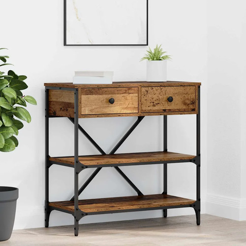 Walplus console table old wood - console,