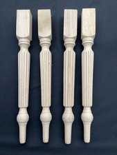 Set of 4 Table Legs, Turned