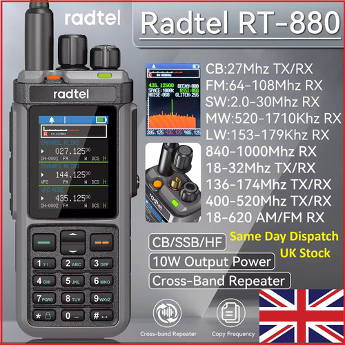 Radtel 880 10w multi - rt-880, band