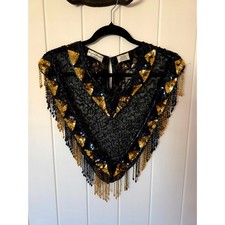 Viintage 80s Beaded Drama
