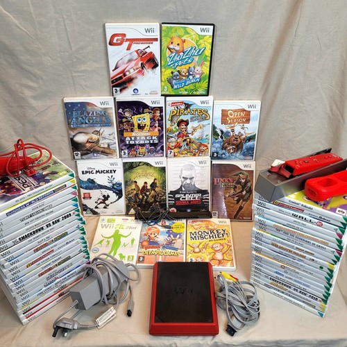 Nintendo wii mini - wii, red