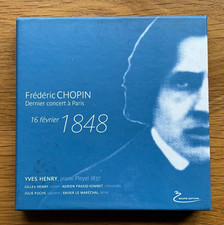 Yves Henry (Pleyel Piano 1837) Frédéric Chopin (Last Concert Paris 1848) 2 CD 