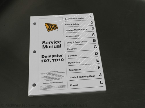 Jcb td7 td10 - td7,, dumpster