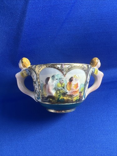 Antique capodimonte tea cup - antique,