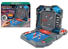 Electronic Arcade Game Sea Battle Ships Board Game with LED (24L x 25W x 39H cm)