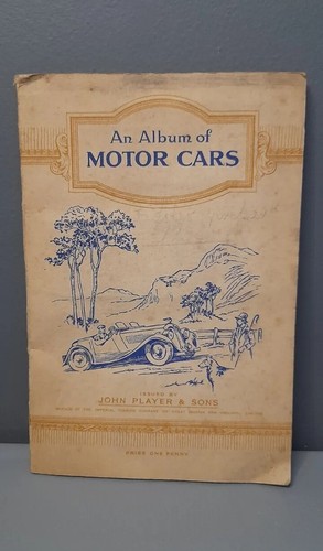 Album motor cars set of - cars,