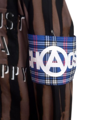 Blue tartan chaos armband - blue,