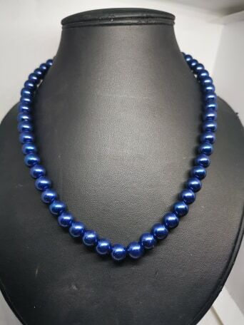 New elegant faux pearl choker - faux,