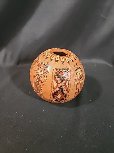 Navajo pottery seed bowl - pottery,