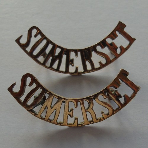 Somerset light infantry - somerset, brass