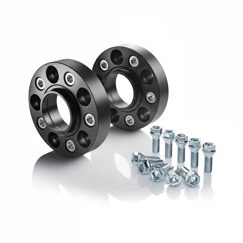 Wheel spacer flange black - 2x,