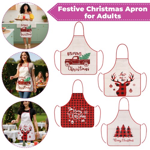 Christmas apron cooking baking - cooking,