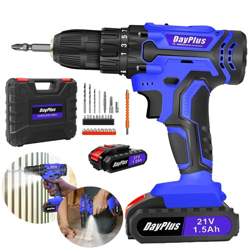 Cordless drill kit - cordless, electric