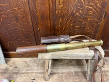 Antique Brass & Leather 4 Draw