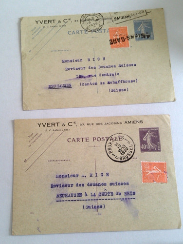 1929 yvert cie stamp - &,