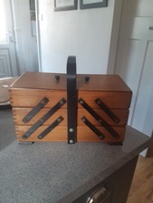 Vintage Cantilever Sewing Box