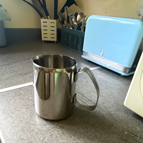 Stainless steel milk - steel, frothing