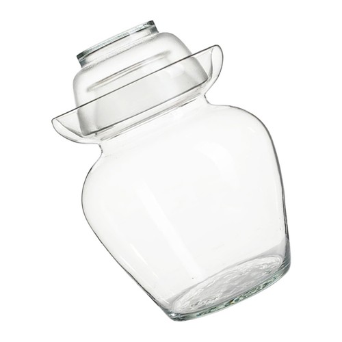 Glass pickle jar - pickle,