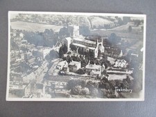 Vintage Postcard TEWKESBURY aerial RP Photograph Aero Pictorial Card