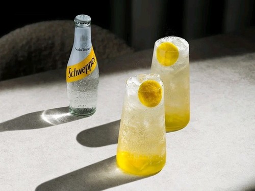 Schweppes yellow hi ball - schweppes, hi-ball