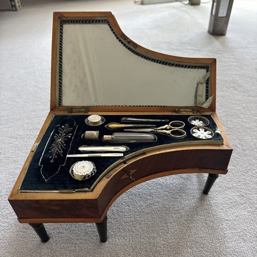 Antique victorian sewing - victorian, box