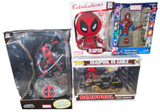 Deadpool Toy Lot: Finders Keepers, Spiderman Paper Weight, Fabrikations, Pop!