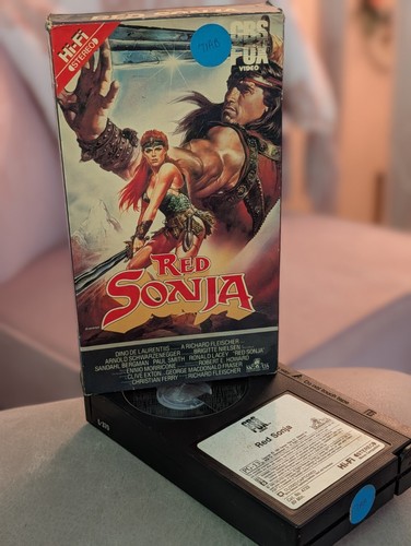 Vtg red sonja betamax 1986 - vtg,