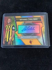 Nathaniel Chalobah Watford Match Attax Ultimate Autograph Card Signed RARE
