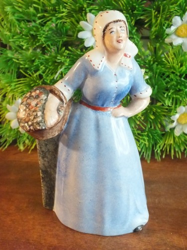 Vintage china lady with - lady, basket