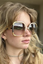 Ted LAPIDUS Rare 1970s Sunglasses Oversize