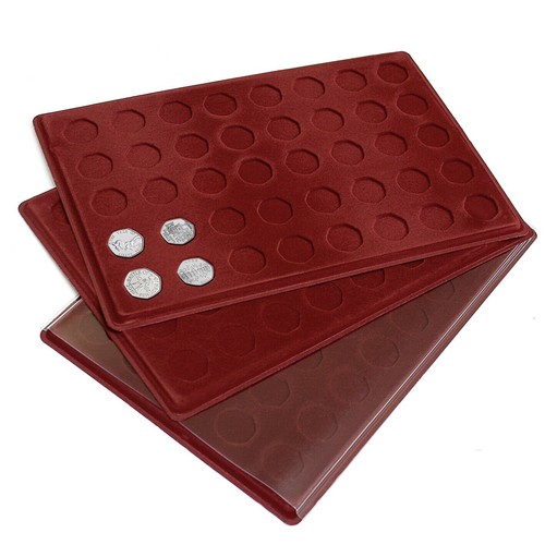 50p coin tray clear - cover, 40