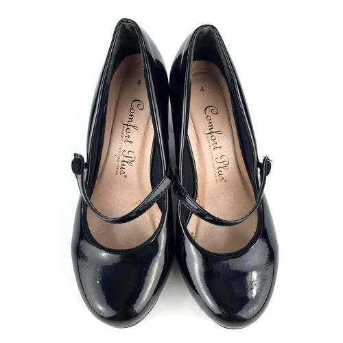 Comfort plus black patent - comfort,