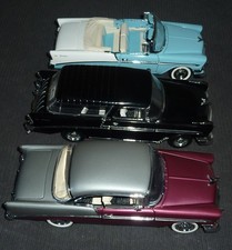 FRANKLIN MINT 1956 CHEVROLET 3 CAR SET (VICKI`S GIFTS EXCLUSIVE) (3 BOXES)