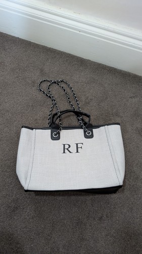 Personalised canvas chain tote - personalised,