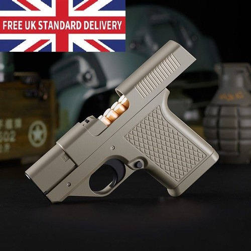 Green blue purple gun pistol - green/blue/purple,