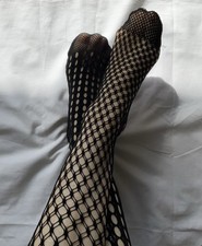 2 Pairs WOLFORD Tights BNWOT £50 Size S/6-8 BLACK ‘Lace’ Design/Thick Denier