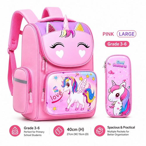 Kids unicorn school - school, backpack