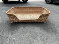 IKEA Strong Rattan Dog Bed Cat Bed/ Basket 