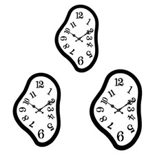 Melting Wall Clock Silent