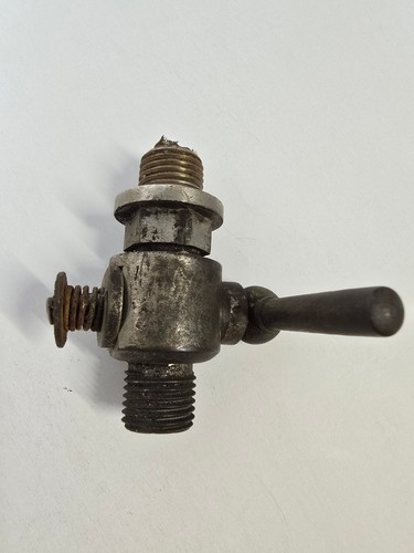 Vintage brass petrol tap