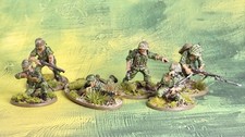 6 Pro Painted WWII US MARINES CORPS 28mm Bolt Action Warlord (Ready To Ship)
