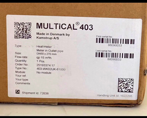 Kamstrup multical 403 heat - 403,