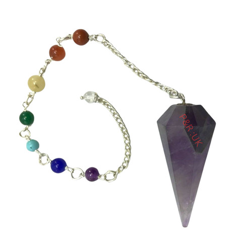 Amethyst pendulum crystal for - amethyst,